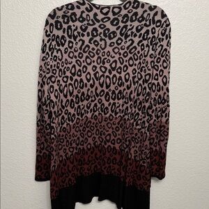 Joseph Pink and Black Leopard cardigan